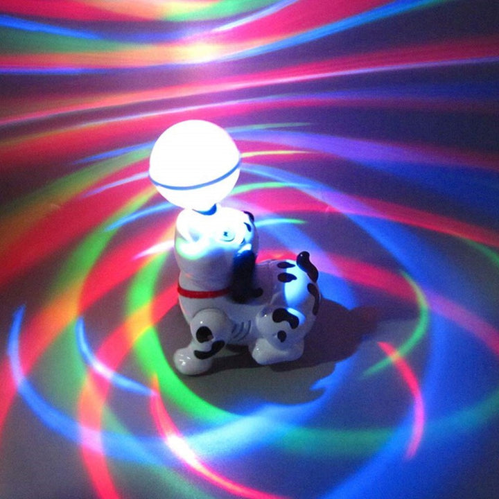 Battery Operated Dancing Dog with Vibrant Light & Music (6 Months-3 Years)