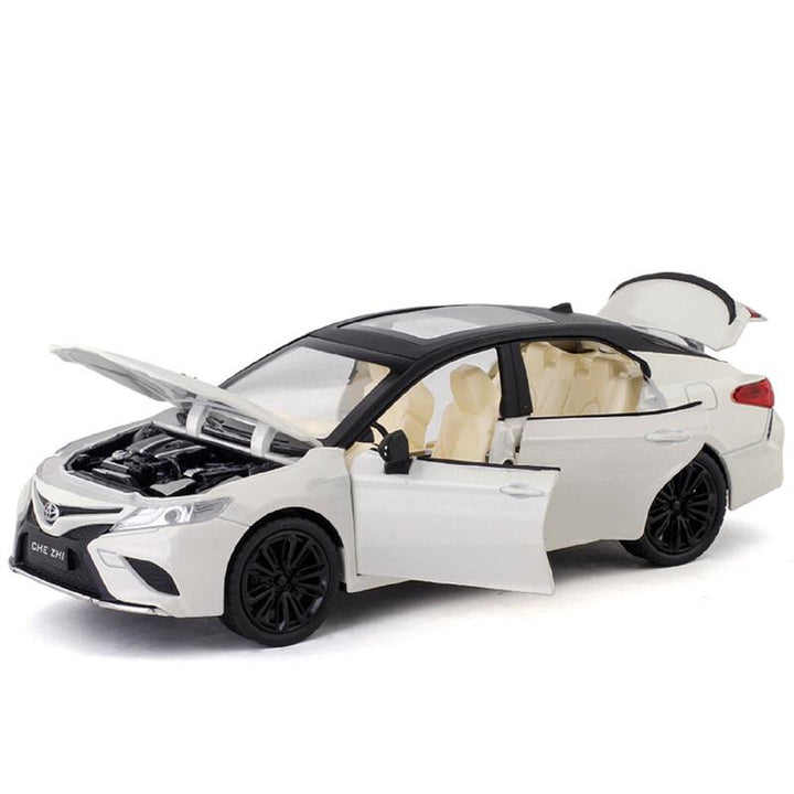 Resembling TYT CMRY Diecast Car - Pull Back, Openable Doors,  Sound & Light | 1:24 Scale (3 Years till Grown Ups)