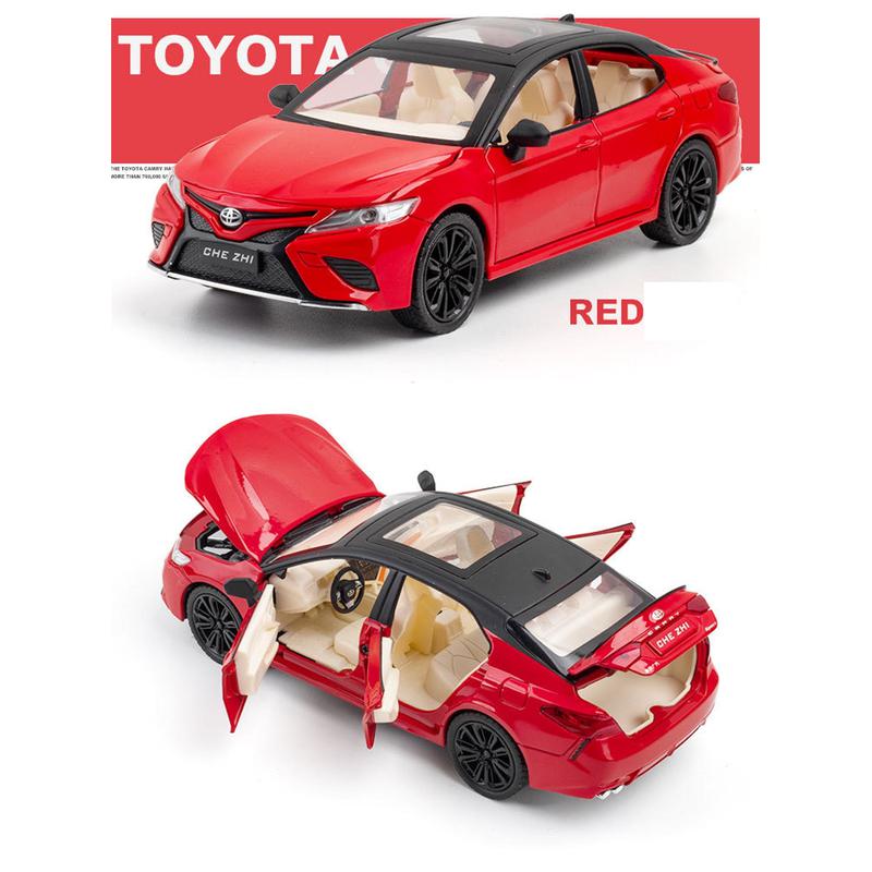 Resembling TYT CMRY Diecast Car - Pull Back, Openable Doors,  Sound & Light | 1:24 Scale (3 Years till Grown Ups)