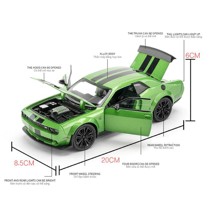 Resembling DDGE HLCT Diecast Car -  Pull Back, Openable Doors, Sound & Light | 1:24 Scale  (14 Years Till Grown Ups)