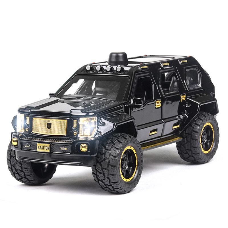 Resembling GRG PTN Pull Back Diecast Car with Openable Doors, Sound & Light | 1:24 Scale Model (14 Years Till Grown Ups)