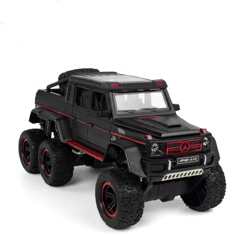 Resembling BendaG636x6 feet Pull Back Diecast Car with Openable Doors, Sound & Light | 1:24 Scale Model (14 Years Till Grown Ups)