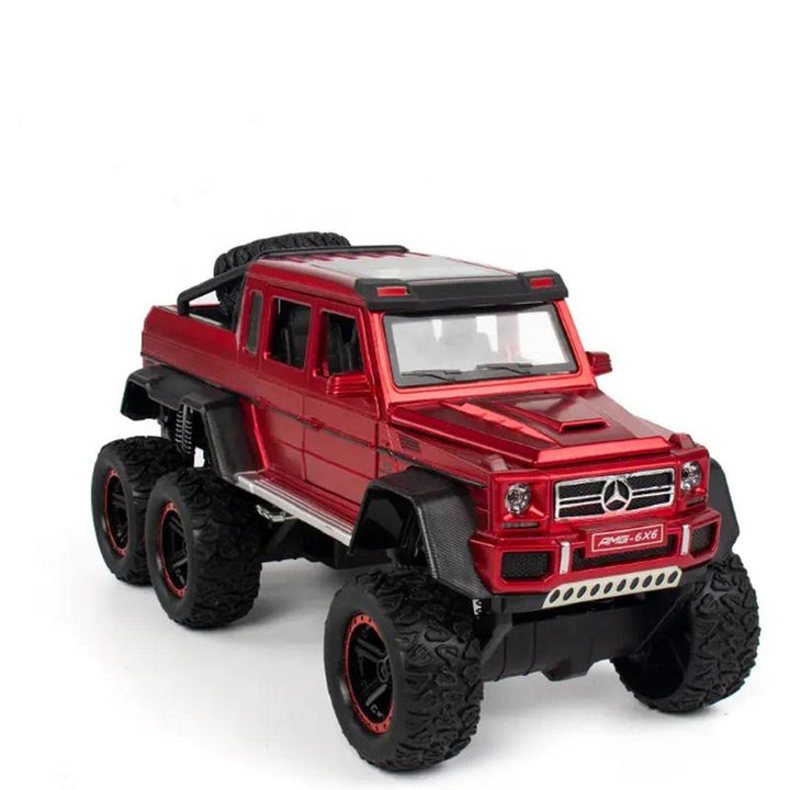 Resembling BendaG636x6 feet Pull Back Diecast Car with Openable Doors, Sound & Light | 1:24 Scale Model (14 Years Till Grown Ups)