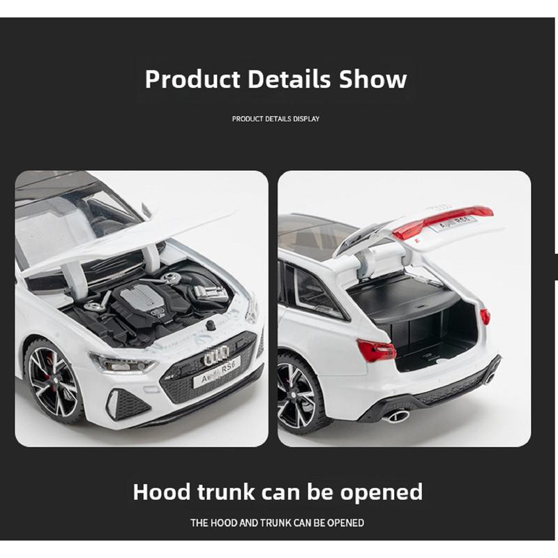 Resembling ADI TRLR Set Pull Back Diecast Car with Openable Doors, Sound & Light | 1:24 Scale Model (14 Years Till Grown Ups)