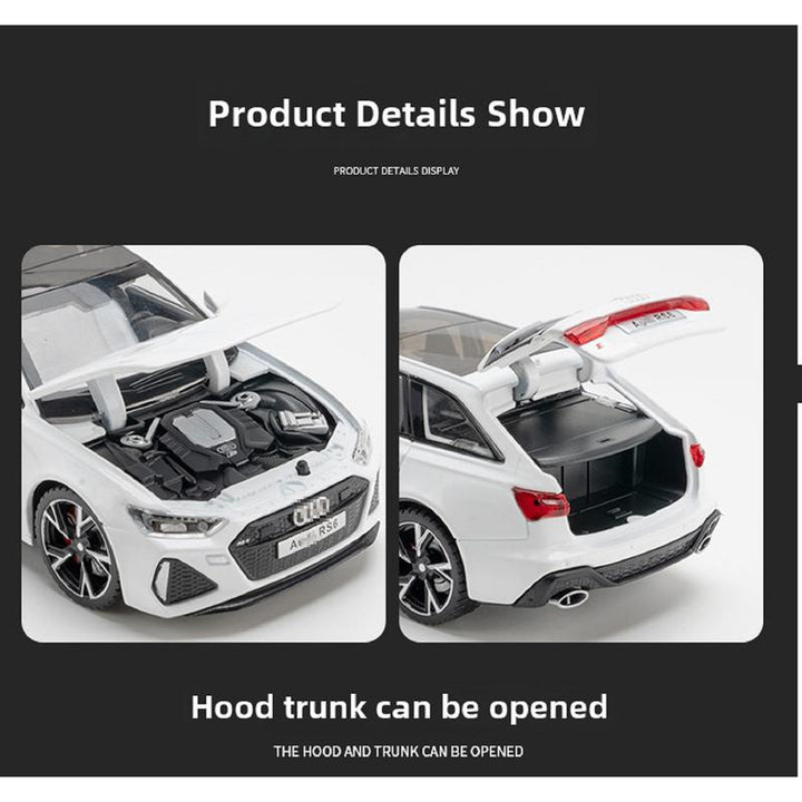 Resembling ADI TRLR Set Pull Back Diecast Car with Openable Doors, Sound & Light | 1:24 Scale Model (14 Years Till Grown Ups)