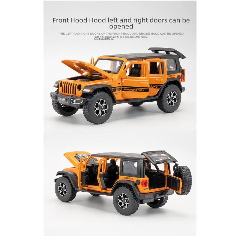 Resembling JIP PNY 4X4 Pull Back Diecast Car with Openable Doors, Sound & Light | 1:32 Scale Model (14 Years Till Grown Ups)