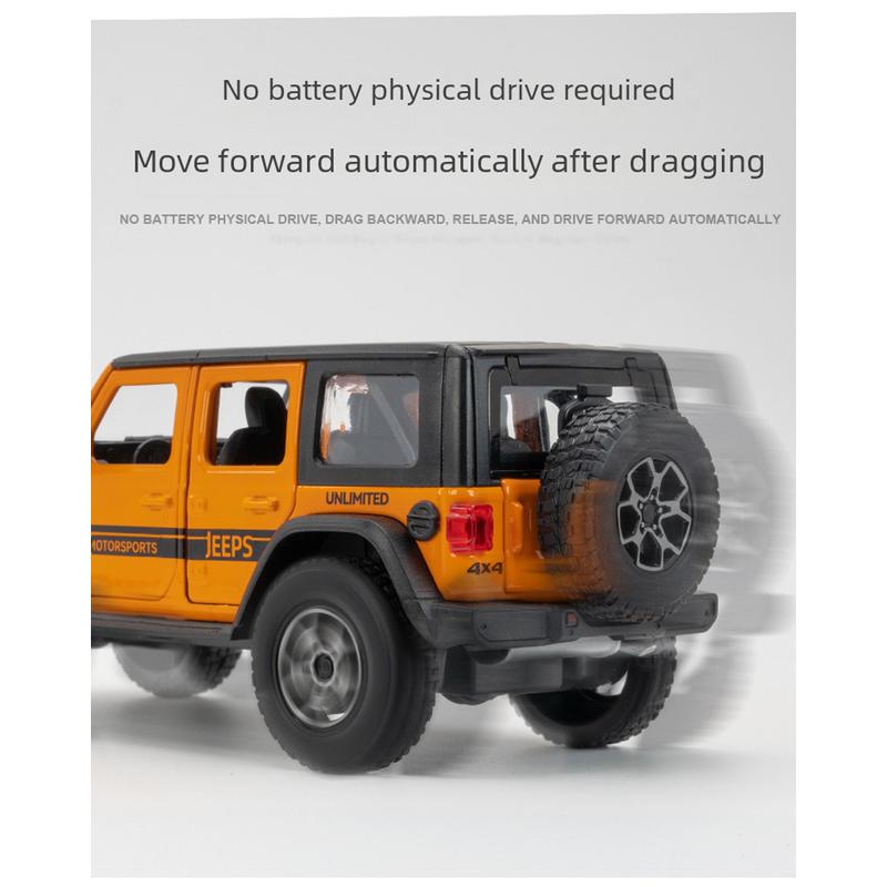 Resembling JIP PNY 4X4 Pull Back Diecast Car with Openable Doors, Sound & Light | 1:32 Scale Model (14 Years Till Grown Ups)