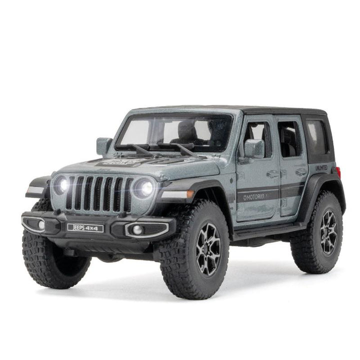 Resembling JIP PNY 4X4 Pull Back Diecast Car with Openable Doors, Sound & Light | 1:32 Scale Model (14 Years Till Grown Ups)