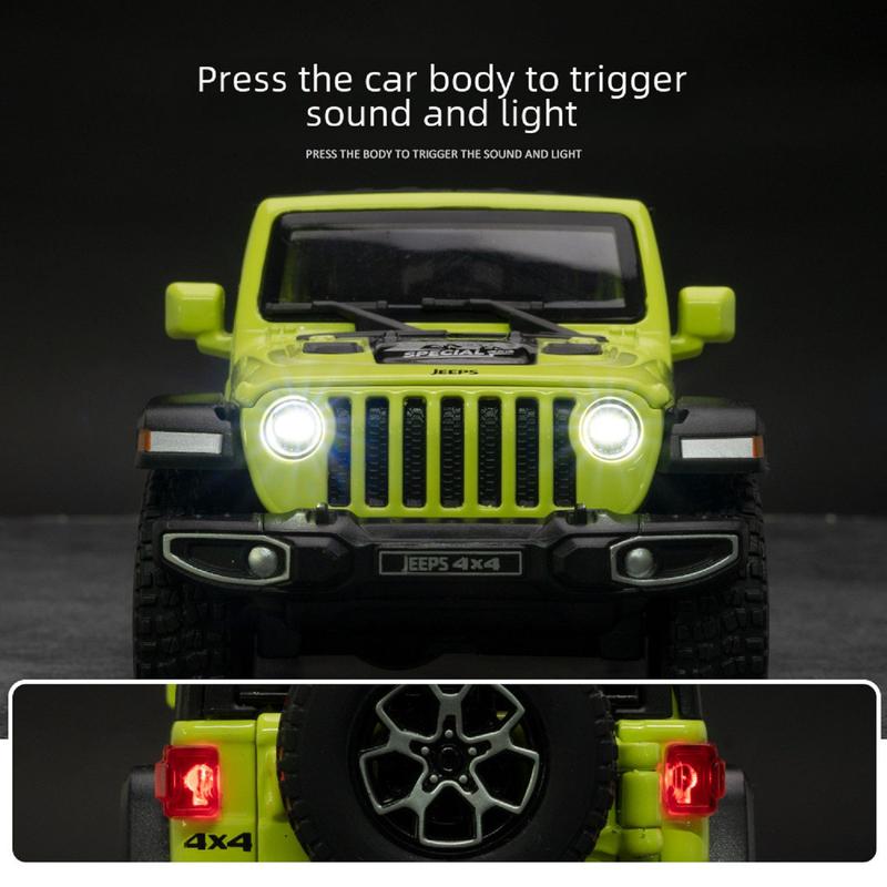 Resembling JIP PNY 4X4 Pull Back Diecast Car with Openable Doors, Sound & Light | 1:32 Scale Model (14 Years Till Grown Ups)