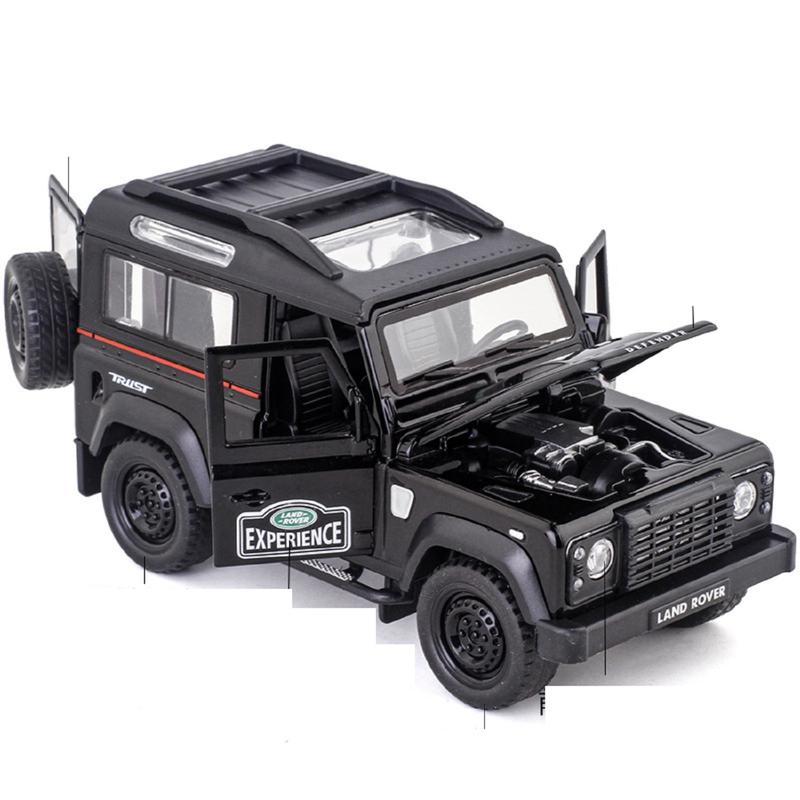 Resembling LNDR DFDR Pull Back Diecast Car with Openable Doors, Sound & Light | 1:32 Scale Model (14 Years Till Grown Ups)