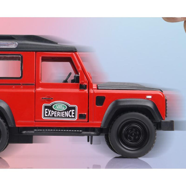 Resembling LNDR DFDR Pull Back Diecast Car with Openable Doors, Sound & Light | 1:32 Scale Model (14 Years Till Grown Ups)