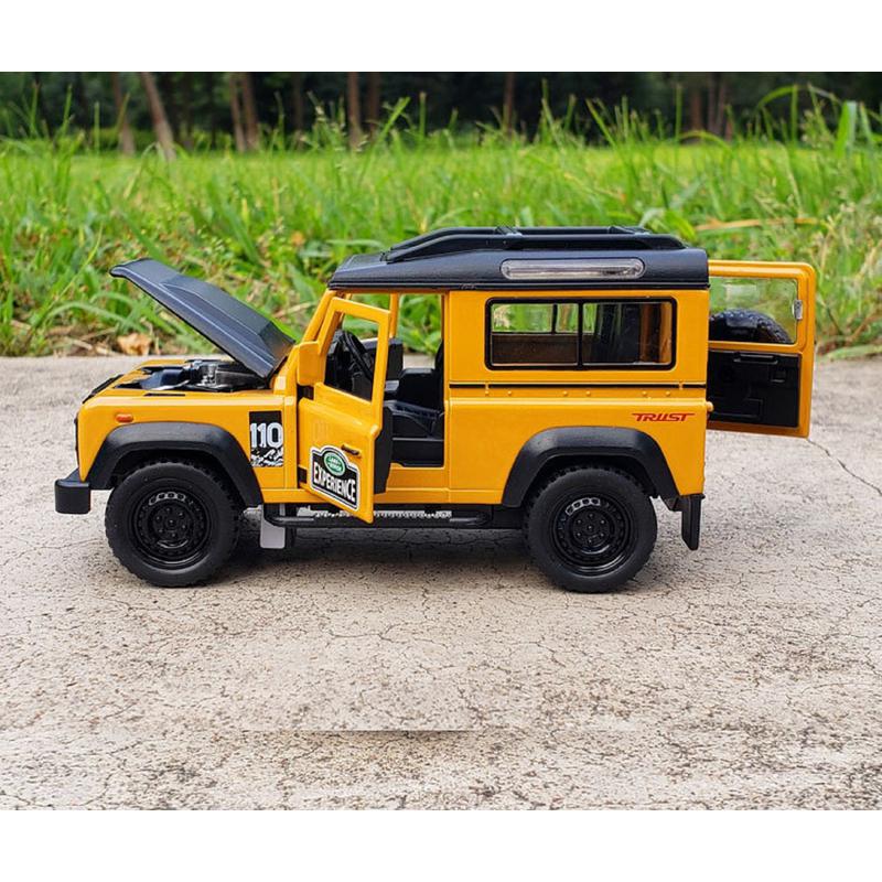 Resembling LNDR DFDR Pull Back Diecast Car with Openable Doors, Sound & Light | 1:32 Scale Model (14 Years Till Grown Ups)