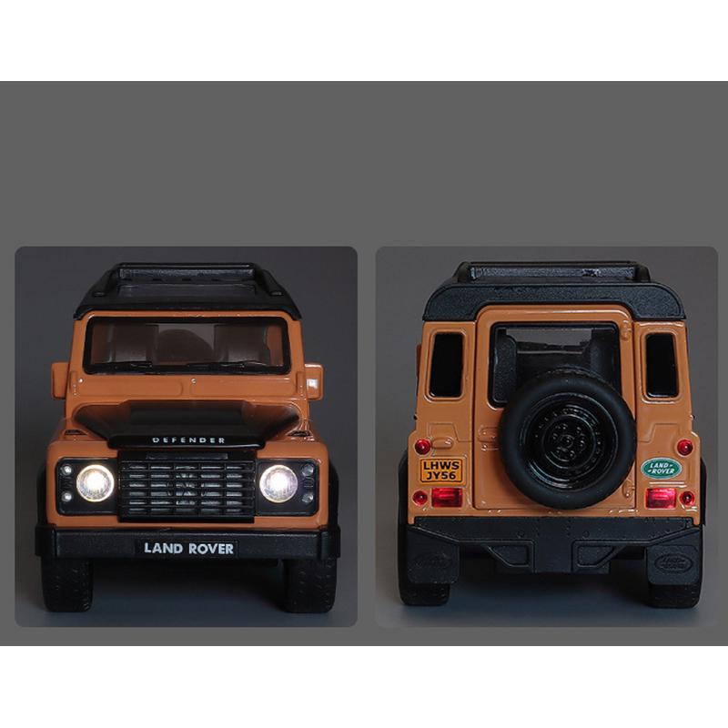 Resembling LNDR DFDR Pull Back Diecast Car with Openable Doors, Sound & Light | 1:32 Scale Model (14 Years Till Grown Ups)