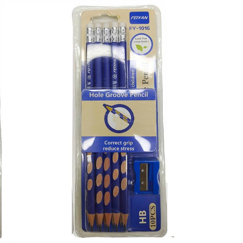 Extra Dark HB Pencils With Sharpener (3-9 Years)