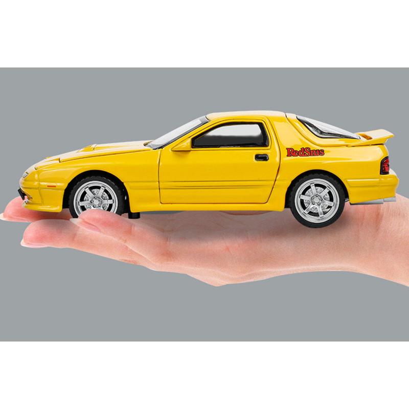 Resembling MZD XR7 Pull Back Die-cast Car With Openable Doors, Sound & Light | 1:32 Scale Model (14 Years Till Grown Ups)