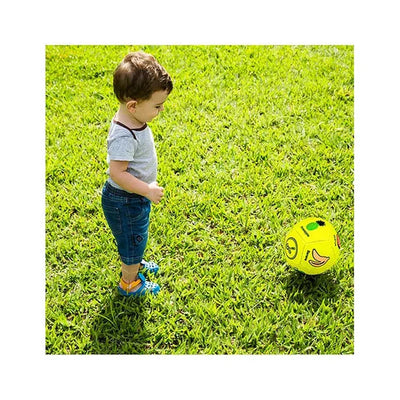 Football with Air Pump & Pin - Size 1 Mini, 12 Panel, PVC, Lemon Fruits Learning