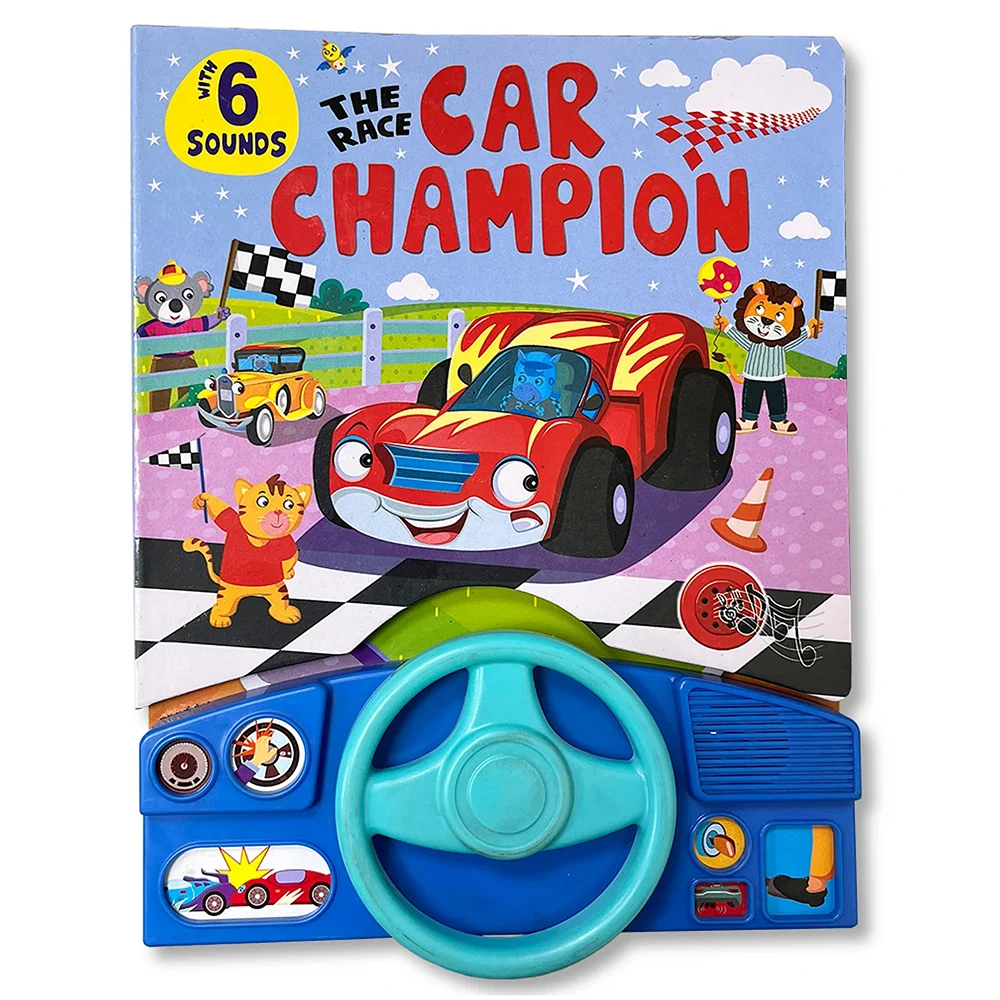The Racing Champion - Sound Book with Steering Wheel (2-4 Years)