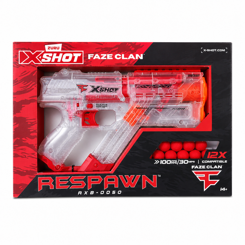 X-Shot Faze Respawn Round Blaster | 12 Rounds & Darts