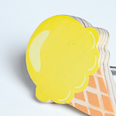 Yellow Ice cream Knob