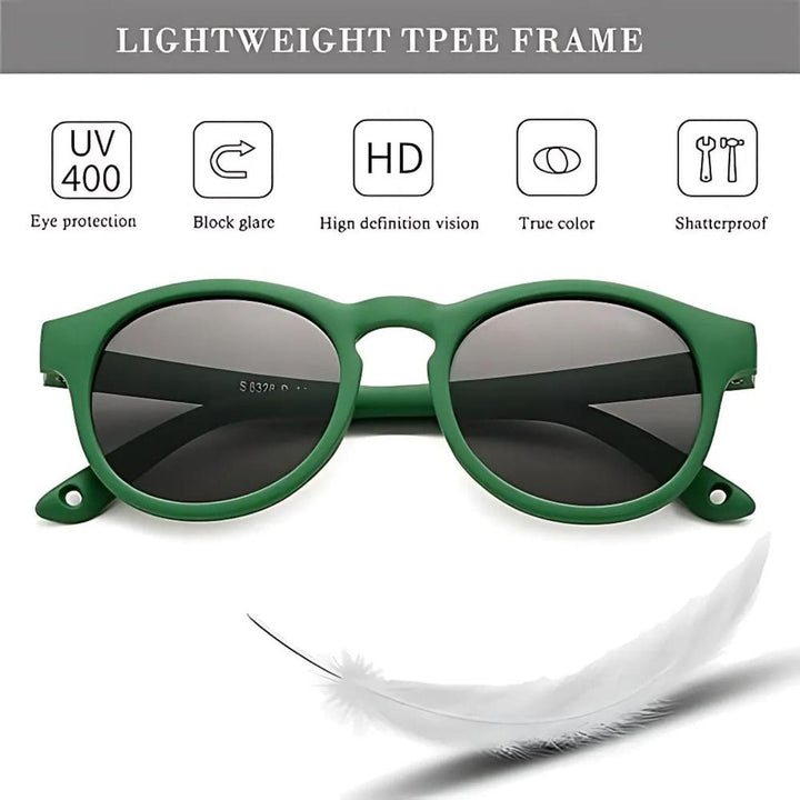 Zikku Grip Fit Polarized Suglasses for Baby/Toddler (0-2.5 Years) - Green