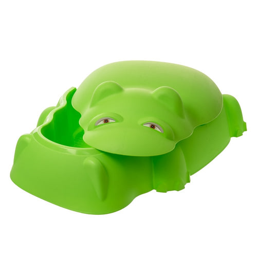Starplast Hippo Pool/Sandpit with Cover (1-4 Years) | Assorted Colours