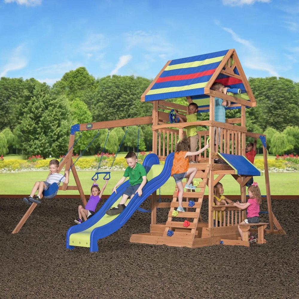 Northbrook Play Tower with Swings (3-8 Years)