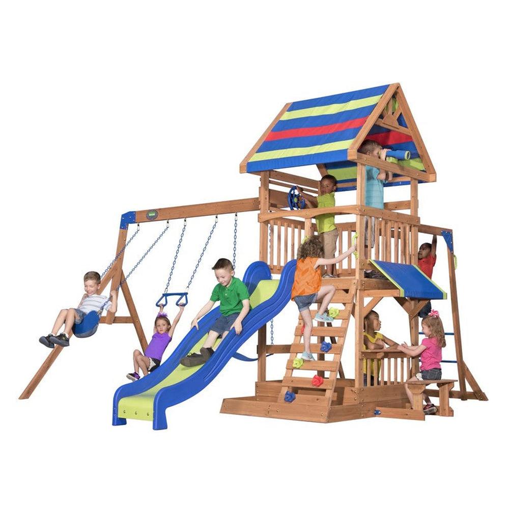 Northbrook Play Tower with Swings (3-8 Years)