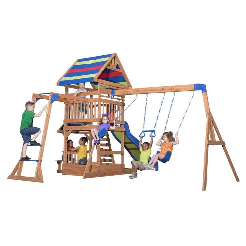 Northbrook Play Tower with Swings (3-8 Years)