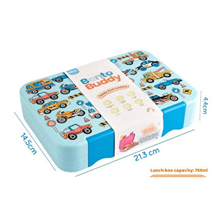 4 Compartment Transfer Proof Lunch Box - 750ml (7-10 Years)