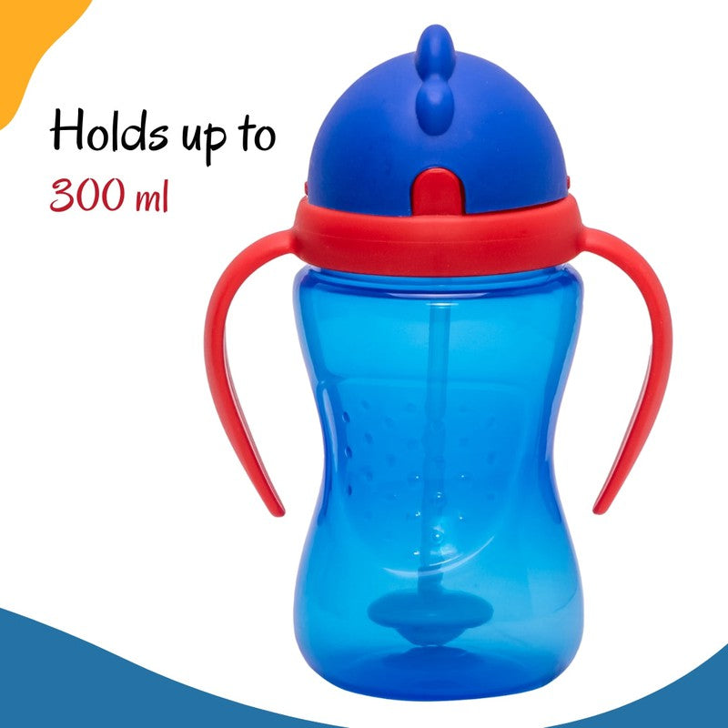 Straw Sipper with Gravity Ball | Dust Free Cap - 300 ml (2-3 Years)