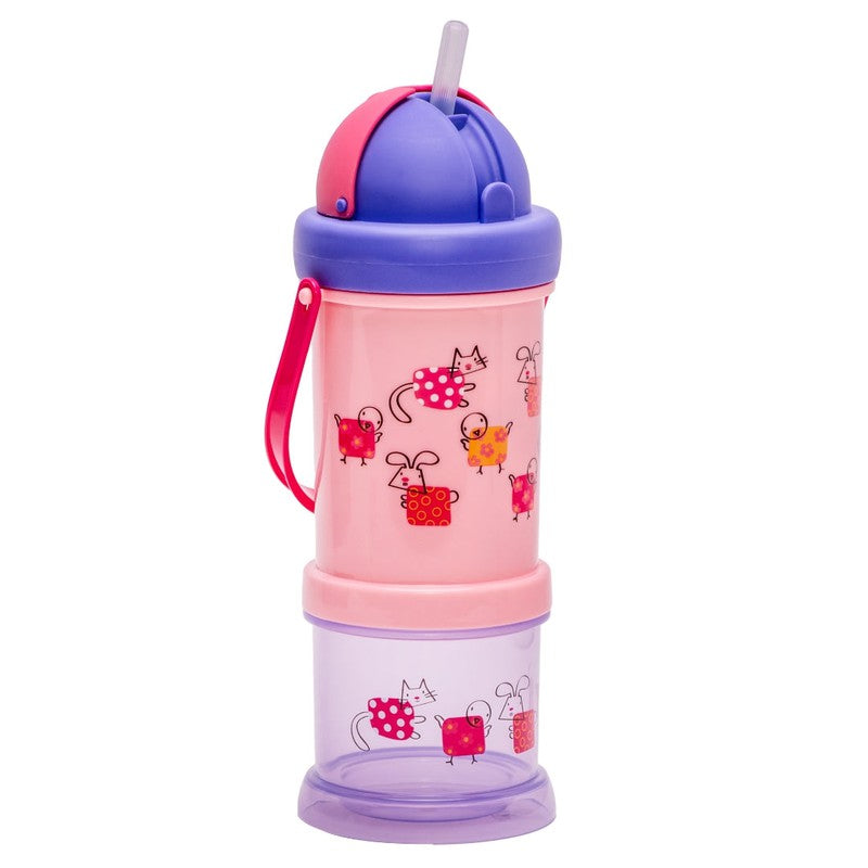 Sip & Snack Bottle with Handle | BPA Free (1-3 Years)