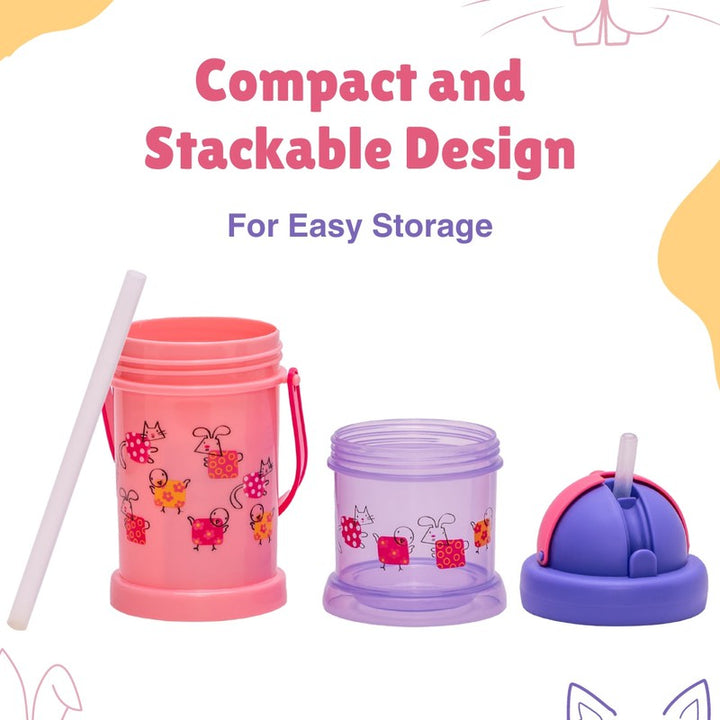 Sip & Snack Bottle with Handle | BPA Free (1-3 Years)