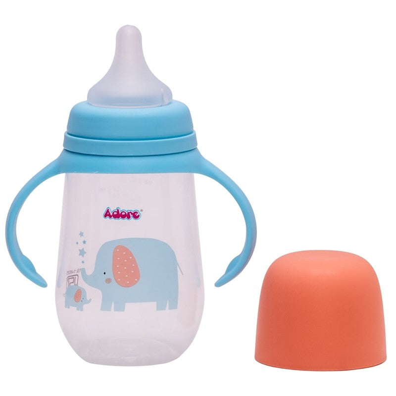 Buy Wide Neck Feeding Bottle with Handles Dual Anti-Colic System