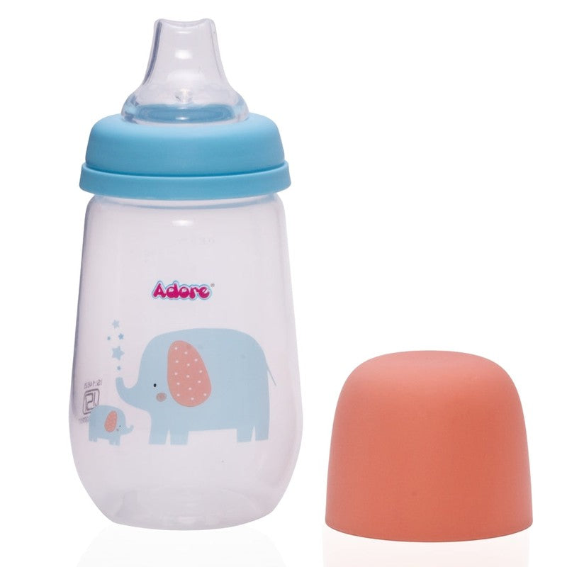 Wide Neck Soft Spout Sipper | Dust Free Cap - 250ml (1-2 Years)