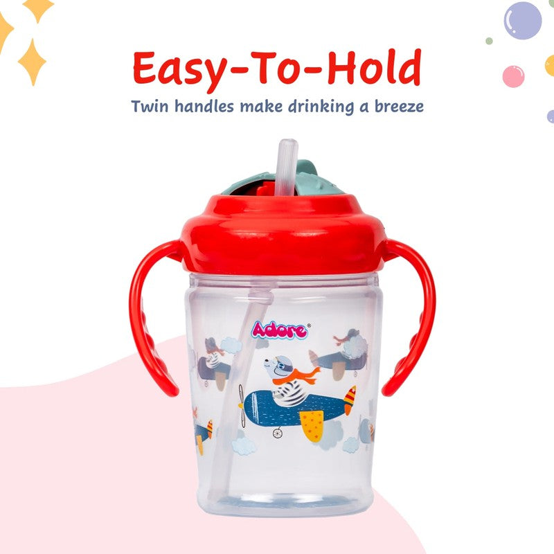 Twist & Sip Straw Sipper with Twin Handles - 250ml (1-2 Years)