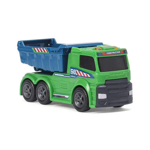 Dickie Toys Dump Truck Bin Lorry Friction Vehicle with Light & Sound (3-6 Years)