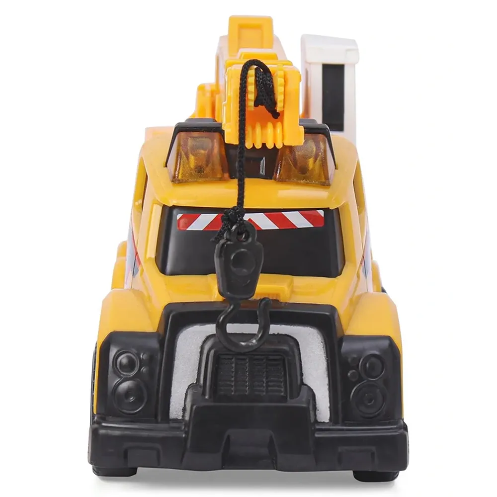 Dickie Toys Mobile Crane Friction Vehicle with Extending Boom Arm, Light & Sound (3-6 Years)