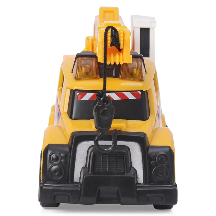 Dickie Toys Mobile Crane Friction Vehicle with Extending Boom Arm, Light & Sound (3-6 Years)