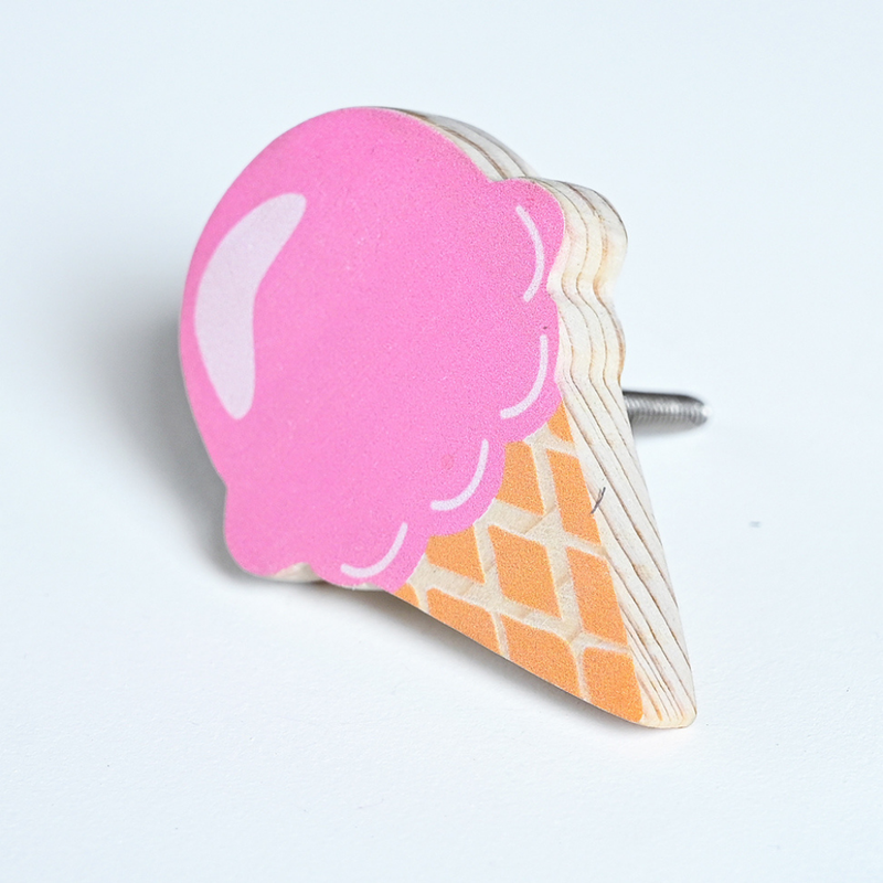 Pink Ice cream Knob
