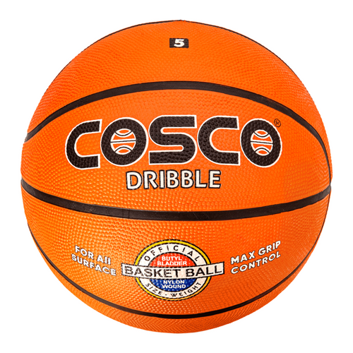 Cosco Dribble Size 5 Basketball with Superior Grip - 13014 (7-11 Years)