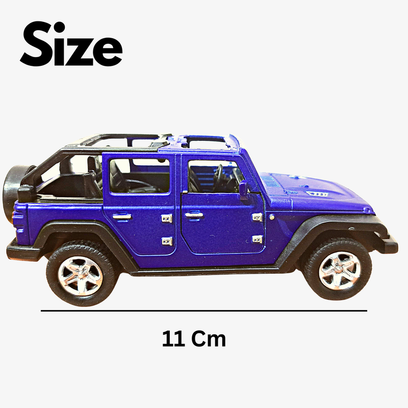 Jeep Metal Die Cast Car (Blue)