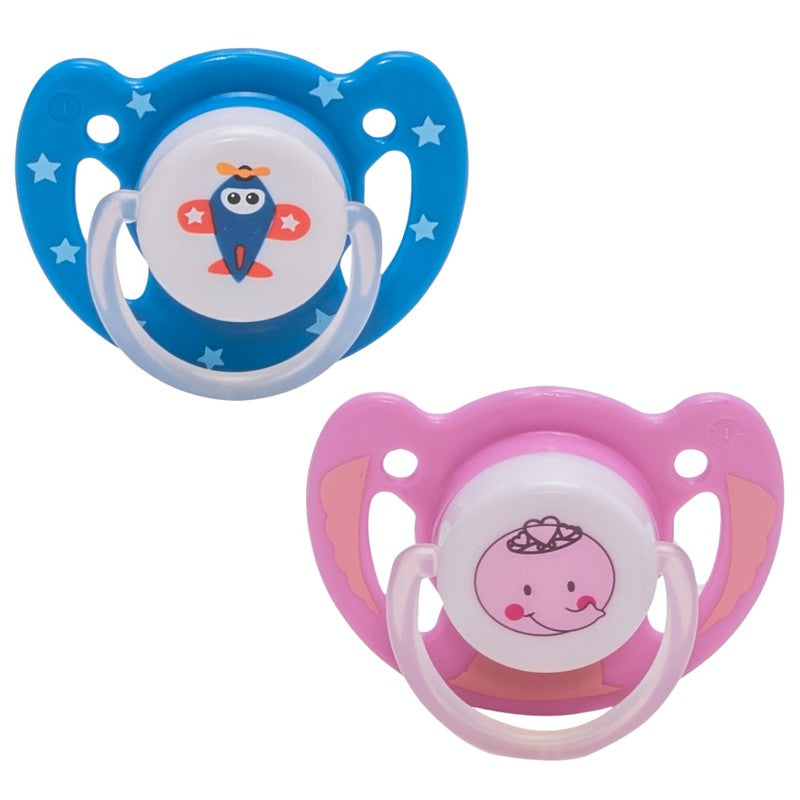 Pack of 2 - Vented Jnr Pacifier with Sterilizer Case | BPA Free (6-12 Months)