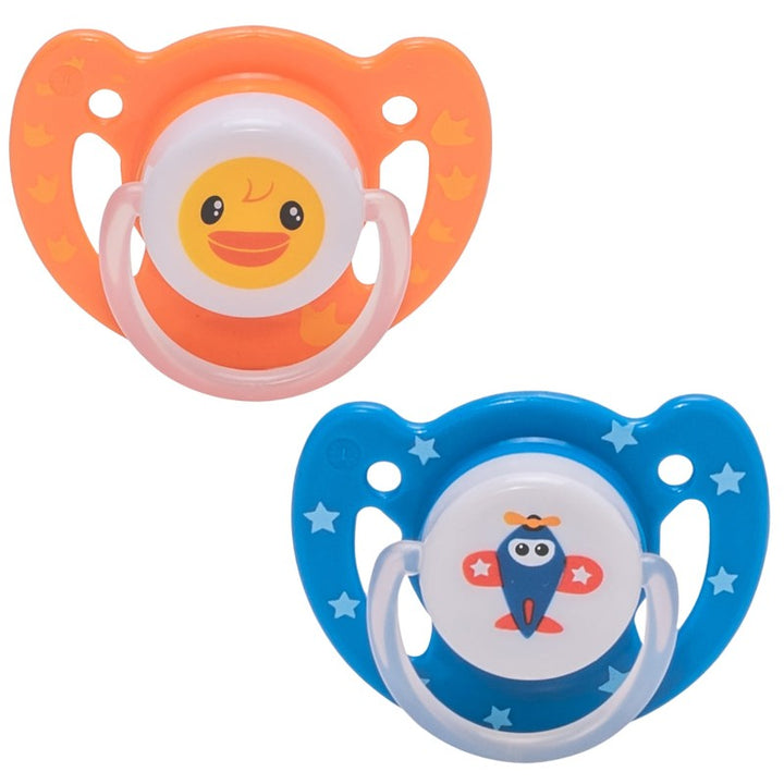 Pack of 2 - Vented Jnr Pacifier with Sterilizer Case | BPA Free (6-12 Months)