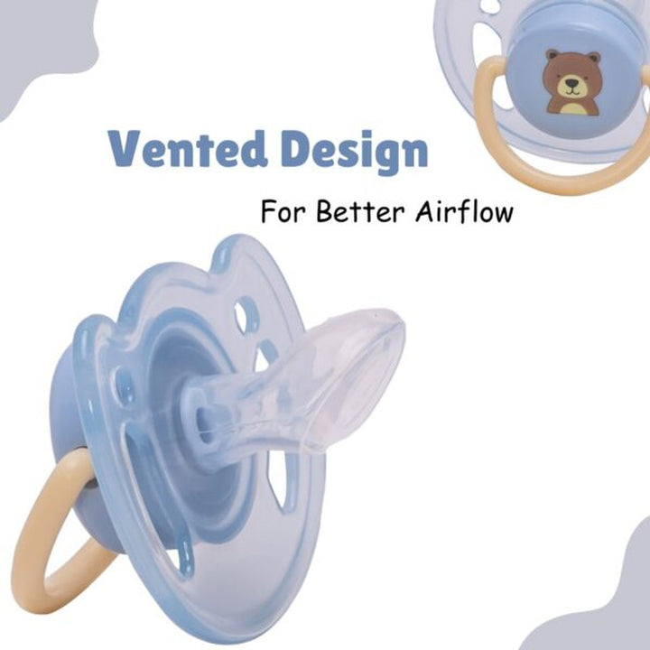 Pack of 2 - Vented Snr Pacifier with Sterilizer Case | BPA Free (6-12 Months)