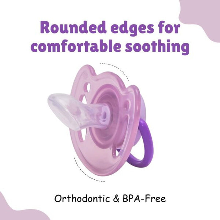 Pack of 2 - Vented Snr Pacifier with Sterilizer Case | BPA Free (6-12 Months)