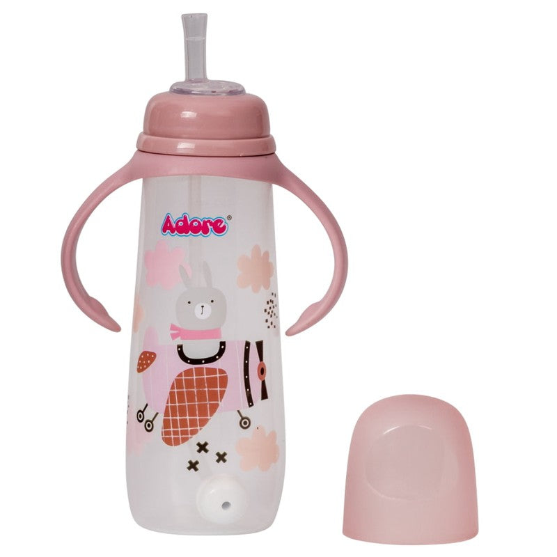 Stylish Baby Straw Sipper with Gravity Ball & Twin Handles - 250ml (1-2 Years)