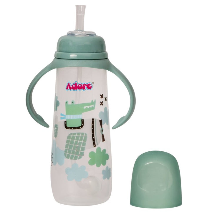 Stylish Baby Straw Sipper with Gravity Ball & Twin Handles - 250ml (1-2 Years)