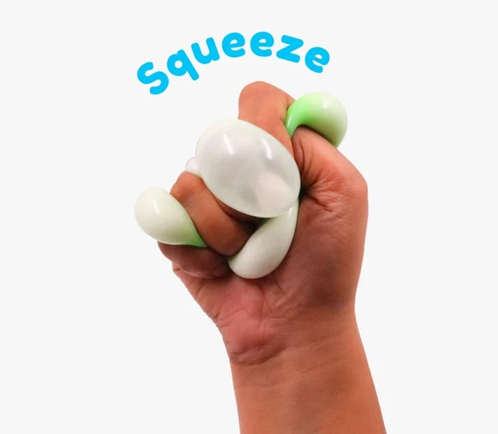 Scoobies Sticky Balls – 4 Squishy Wall-Sticking Balls in Charming Pastel Colors | Sensory & Stress Relief Toy