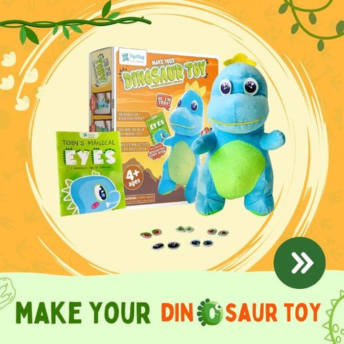 Make Your Own Dinosaur Soft Toy - DIY Kit (3-6 Years)