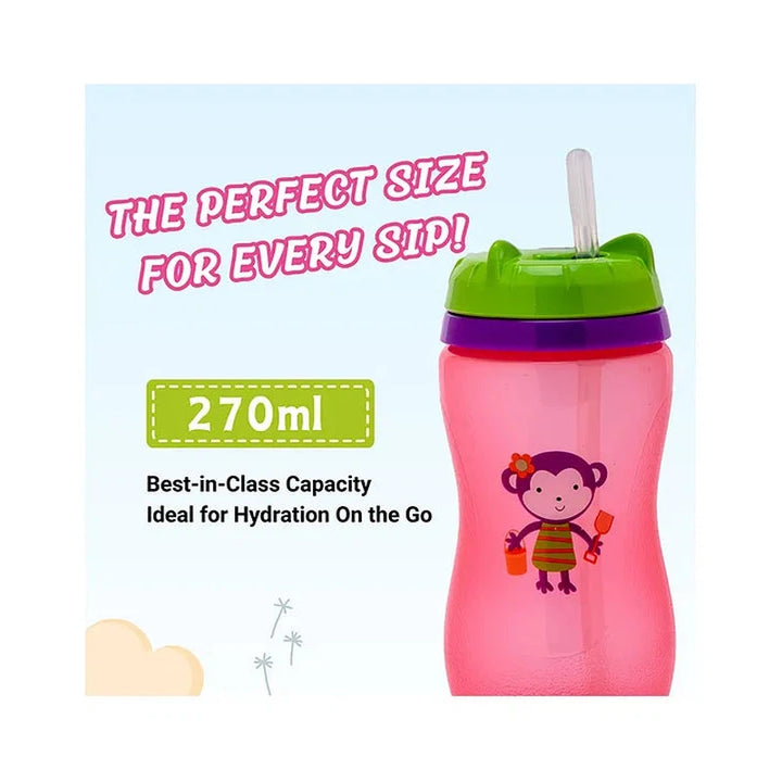 Colourful Twist to Sip Straw Sipper - 270ml (1-2 Years)